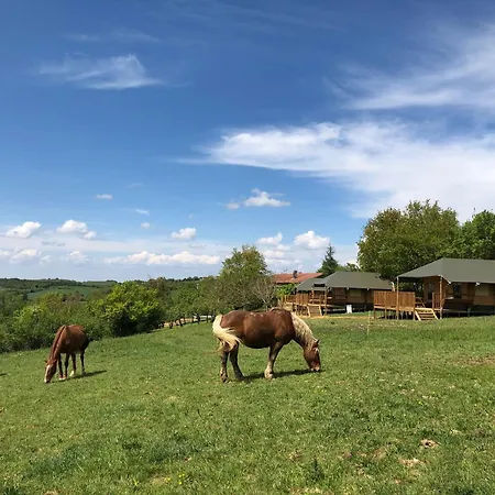 豪华帐篷 Hebergements Insolites Avec Piscine Au Coeur De La Nature Dans Un Domaine Familial